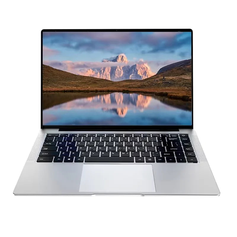 FUCHU 2026 – Nouvel ordinateur portable de bureau, 14,1 pouces, 12 Go de RAM, 256 Go / 512 Go / 1 To / 2 To de stockage, Intel Atom X7 A3950, Windows 11, ordinateur portable pour l’apprentissage, les loisirs et le divertissement.