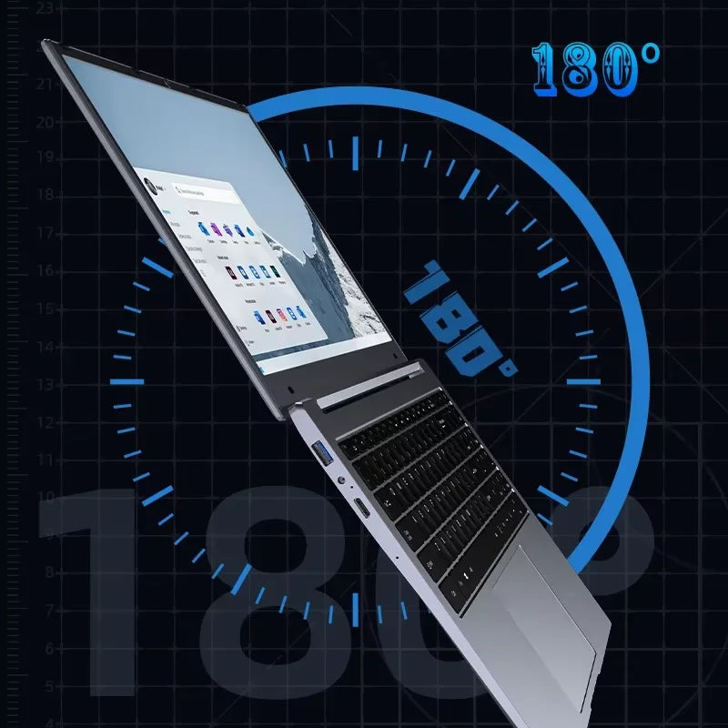 FUCHU 14,1" – Nouvel ordinateur portable, 16 Go de RAM DDR4, SSD 1 To ou 2 To, processeur Intel Core i3-6100U, ordinateur portable Windows 11 pour le travail de bureau, les études et les jeux.