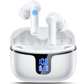 Airpods Bluetooth 5.3 Playtime 40H Waterproof IPX7 Comfort Fit Wireless Earphones for iOS Android