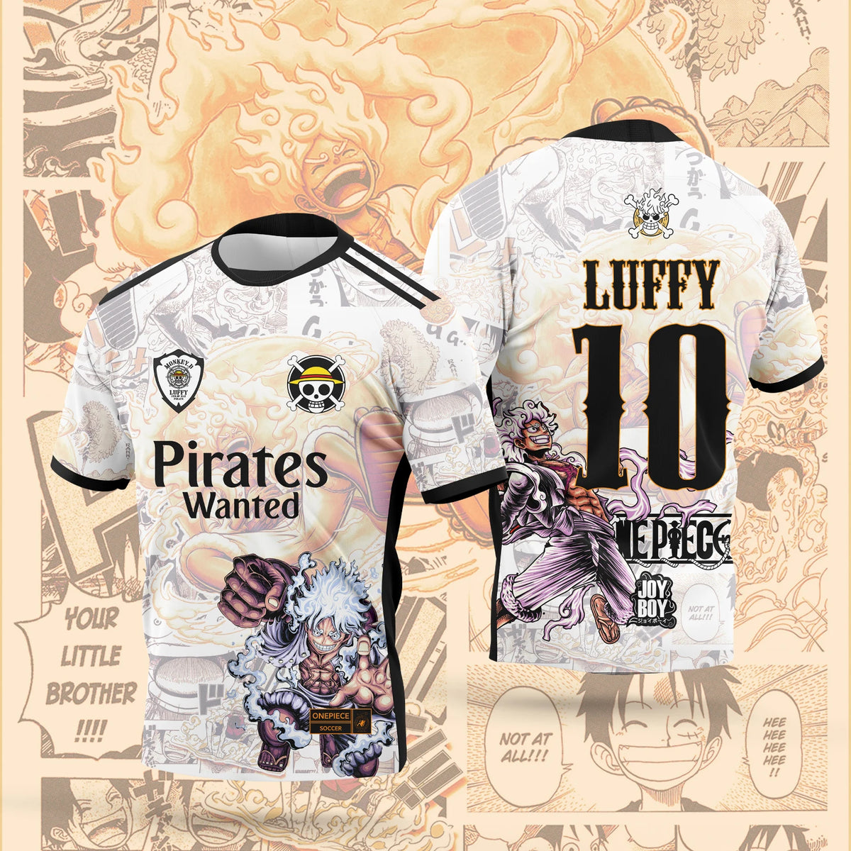 One Piece 2026 T-shirt Luffy Manga pour Homme - 3D Printed