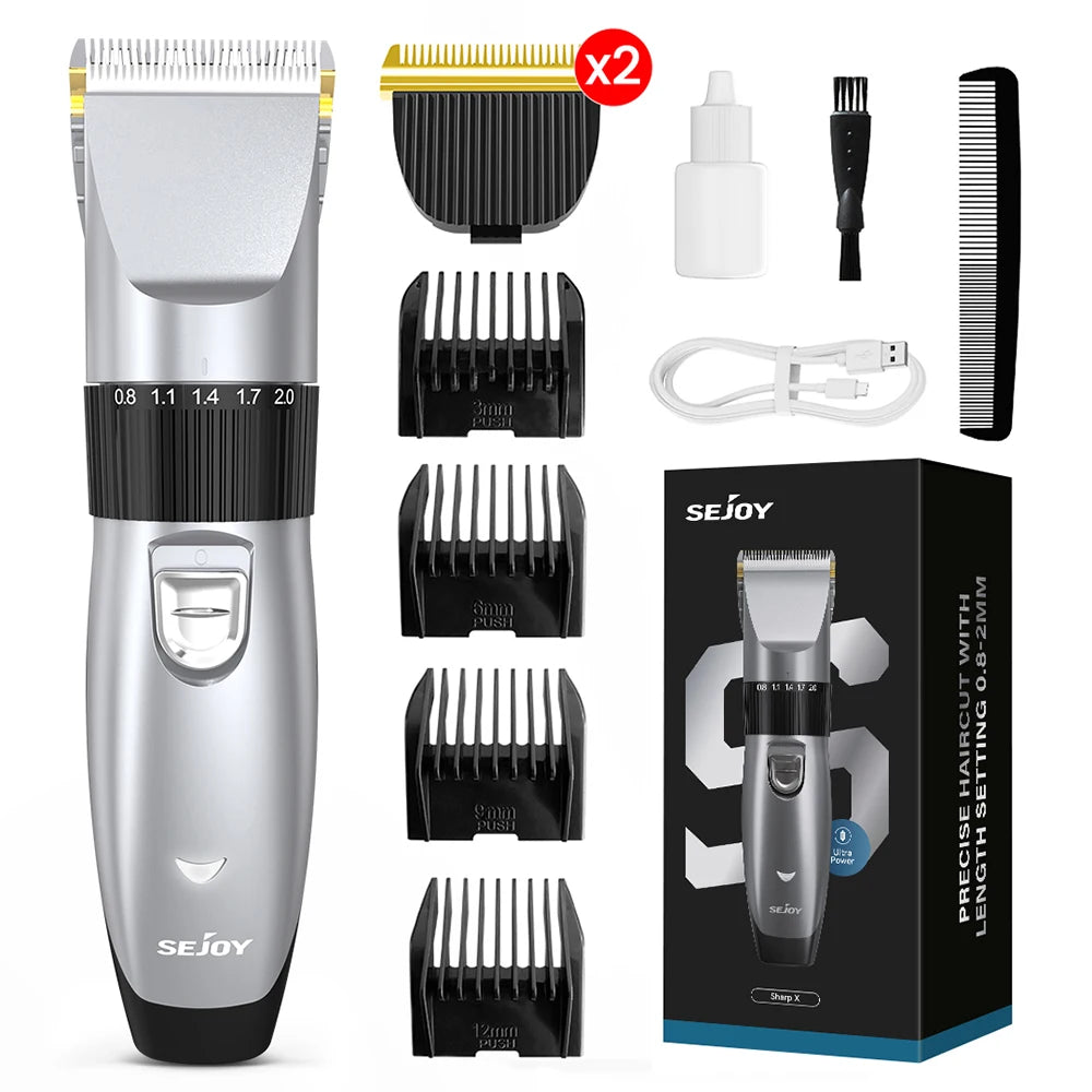 Tondeuse Professionnelle Cheveux, Rechargeable, Multiple Option