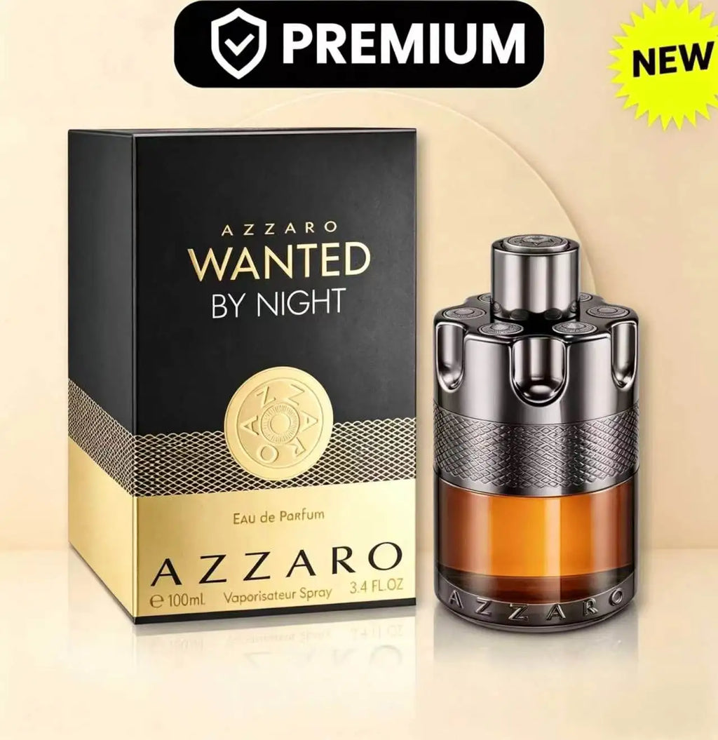 Azzaro Wanted By Night Eau De Parfum Homme 100ML With Original Longue tenue