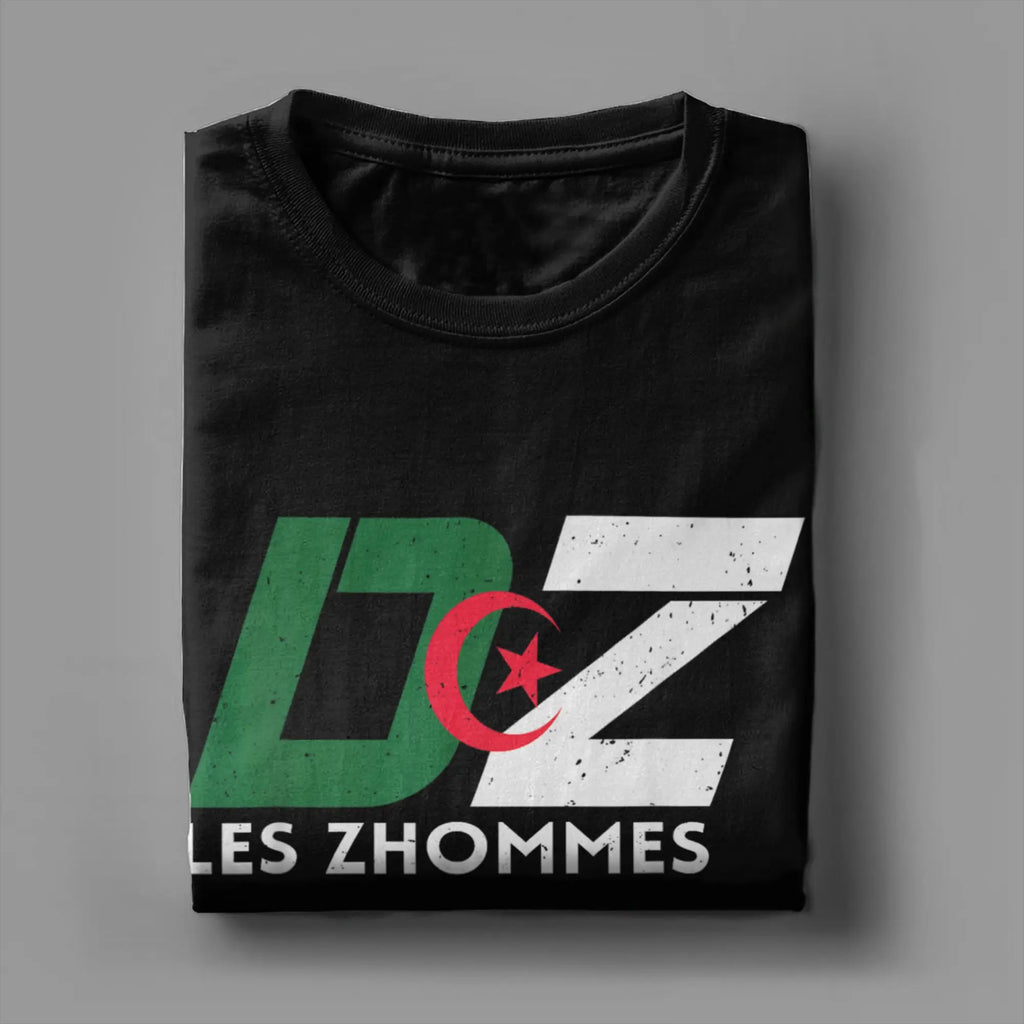 DZ Algeria Supporter Algerian Djazair T-Shirts 100% Cotton