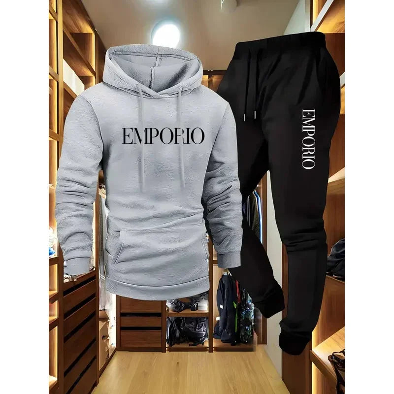 2025 EMPORIO Pull à capuche+pantalon jogging