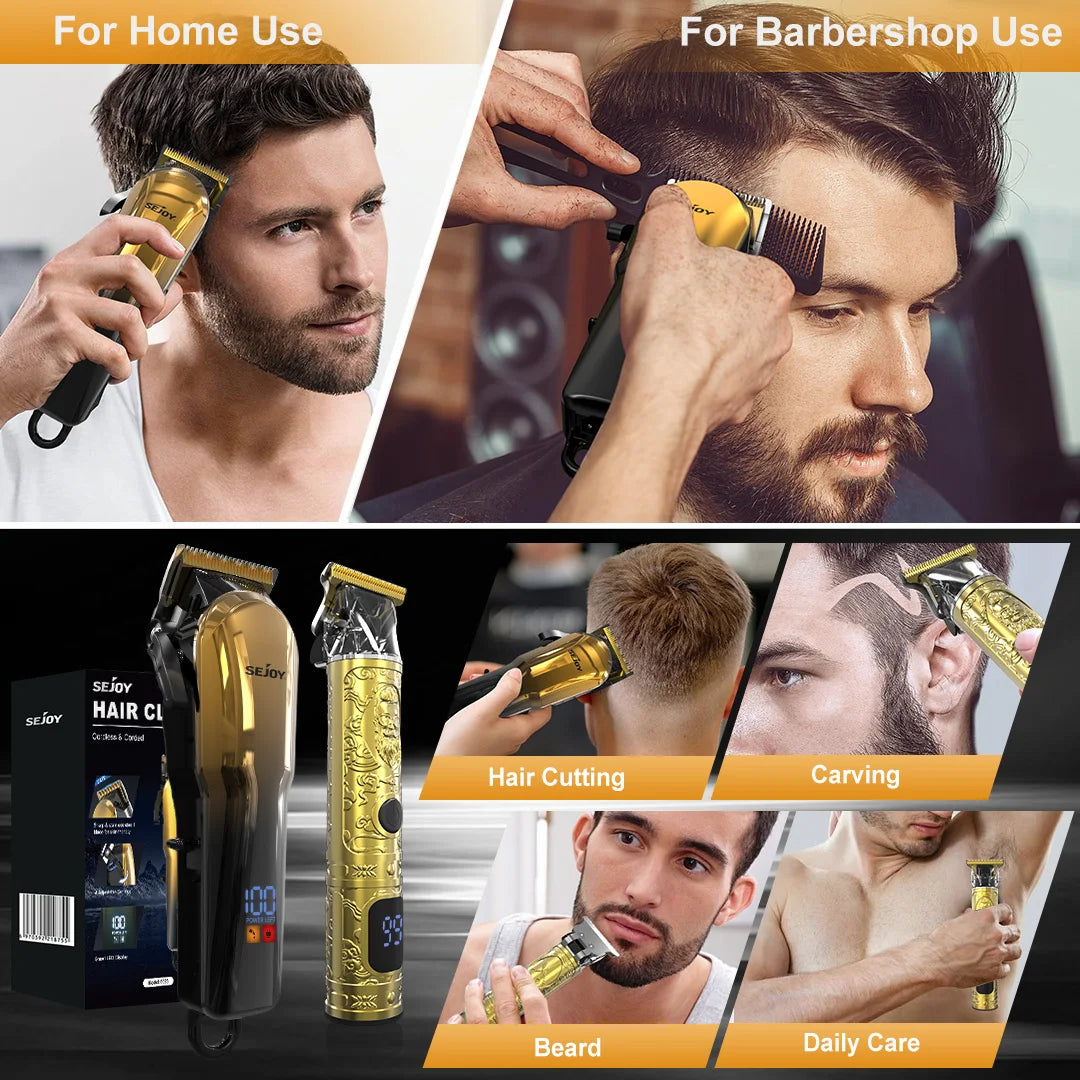 Tondeuse Professionnelle Cheveux, Rechargeable, Multiple Option