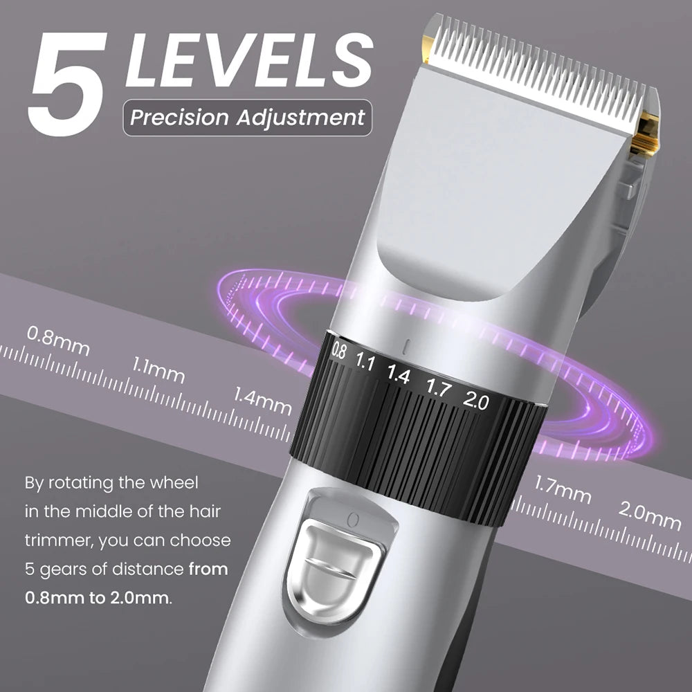 Tondeuse Professionnelle Cheveux, Rechargeable, Multiple Option