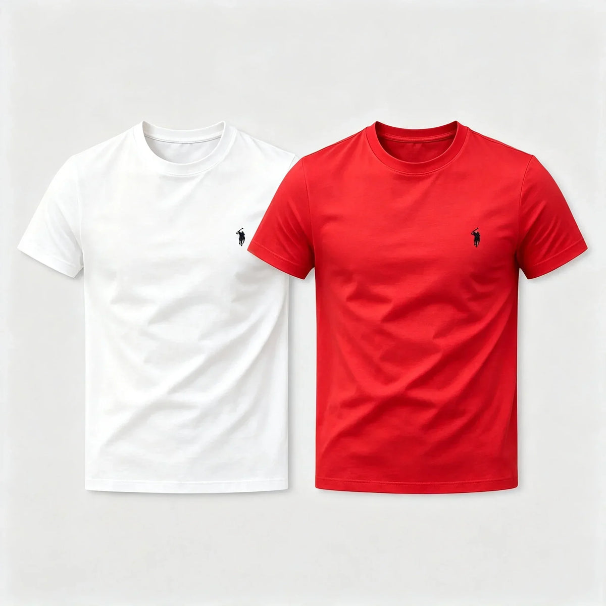 Ralph Lauren T-shirt 100% Pure Cotto, 2 Pieces