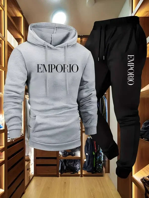 2025 EMPORIO Pull à capuche+pantalon jogging
