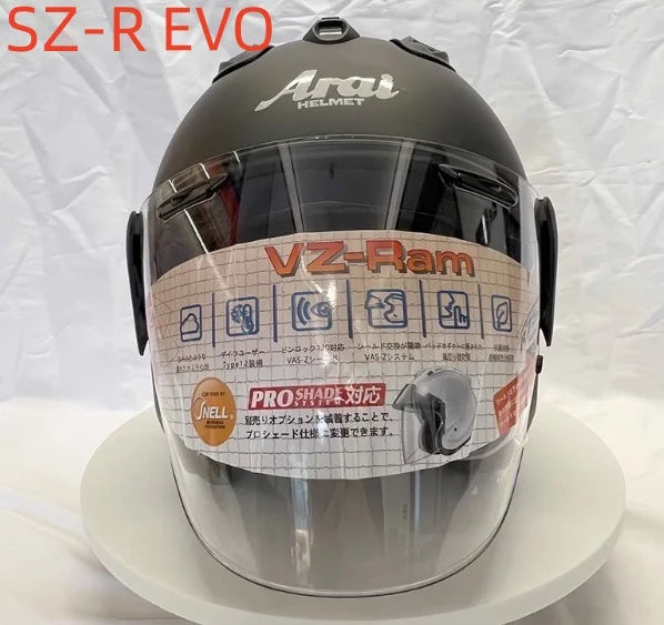 Casque Arai Open Face Helmet SZ-R EVO Motorcycle Helmet Matte Black Summer Jet Scooter Motobike Half Helmets Cascos Para Moto