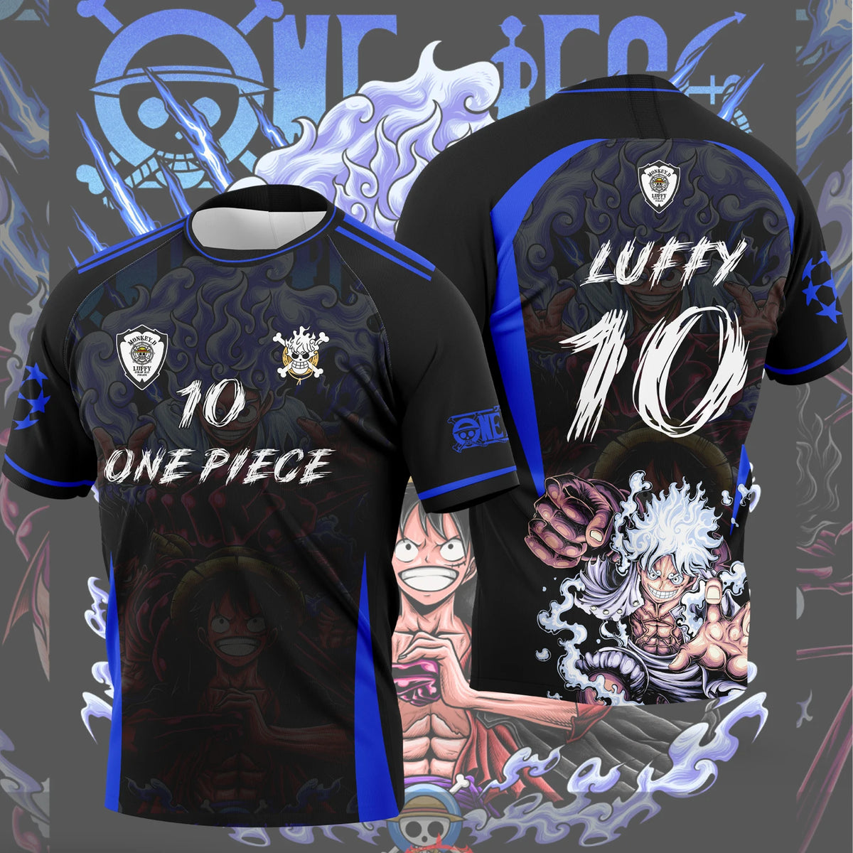 One Piece 2026 T-shirt Luffy Manga pour Homme - 3D Printed