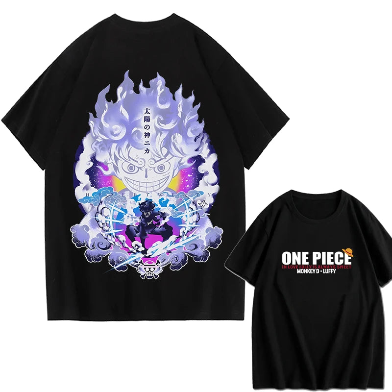 One Piece T-shirt Homme 100 % Coton – T-shirt Manga Japonais