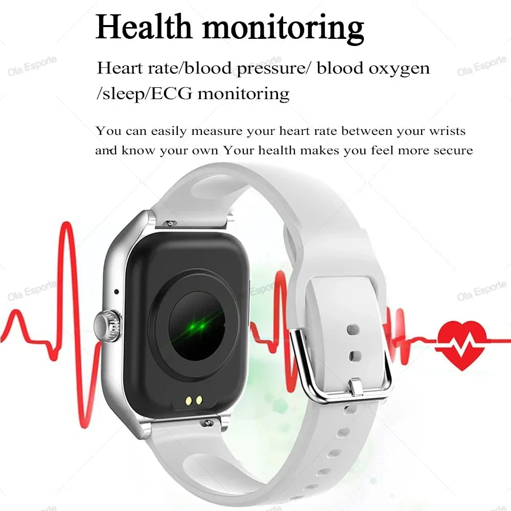 Smart Watch For Android IOS 1.83inch HD Display Bluetooth, Appel, Message, Alerte, Music, Sports, Multiple Mode Smartwatch Ht30