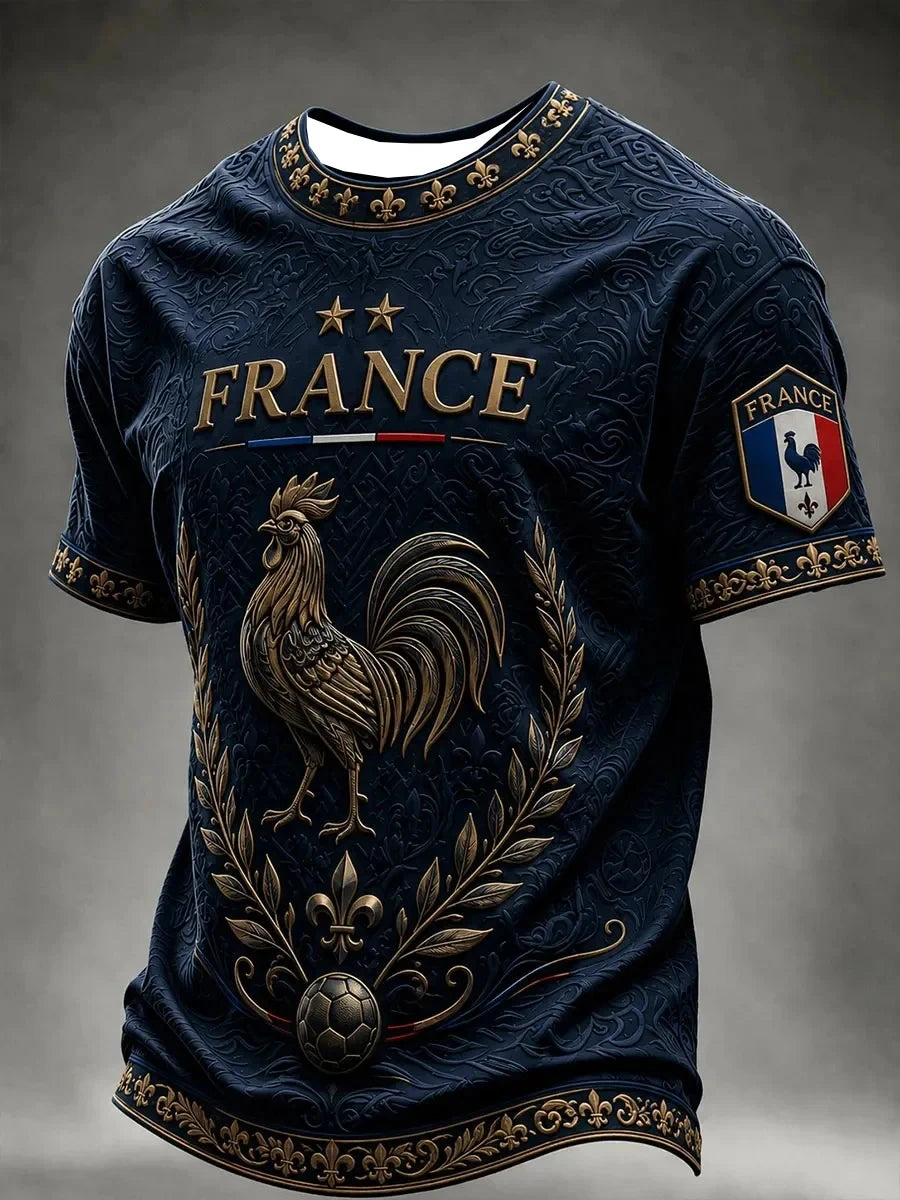 2026 France T-shirt 3D Graphic T-shirt