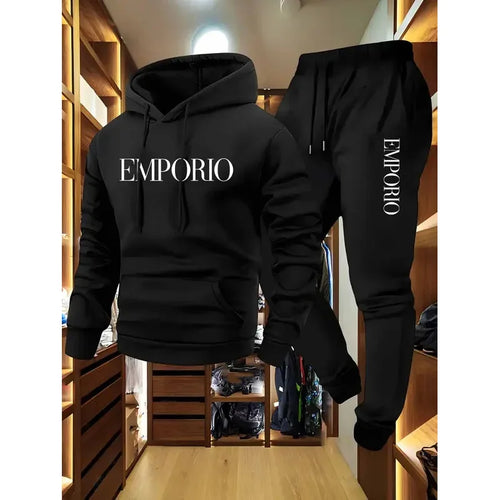 2025 EMPORIO Pull à capuche+pantalon jogging