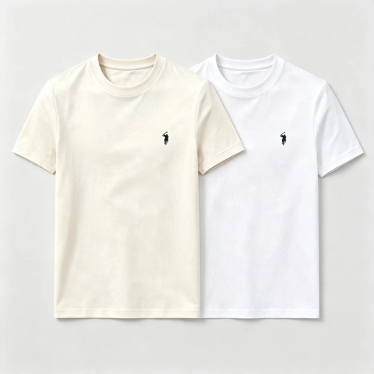 Ralph Lauren T-shirt 100% Pure Cotto, 2 Pieces