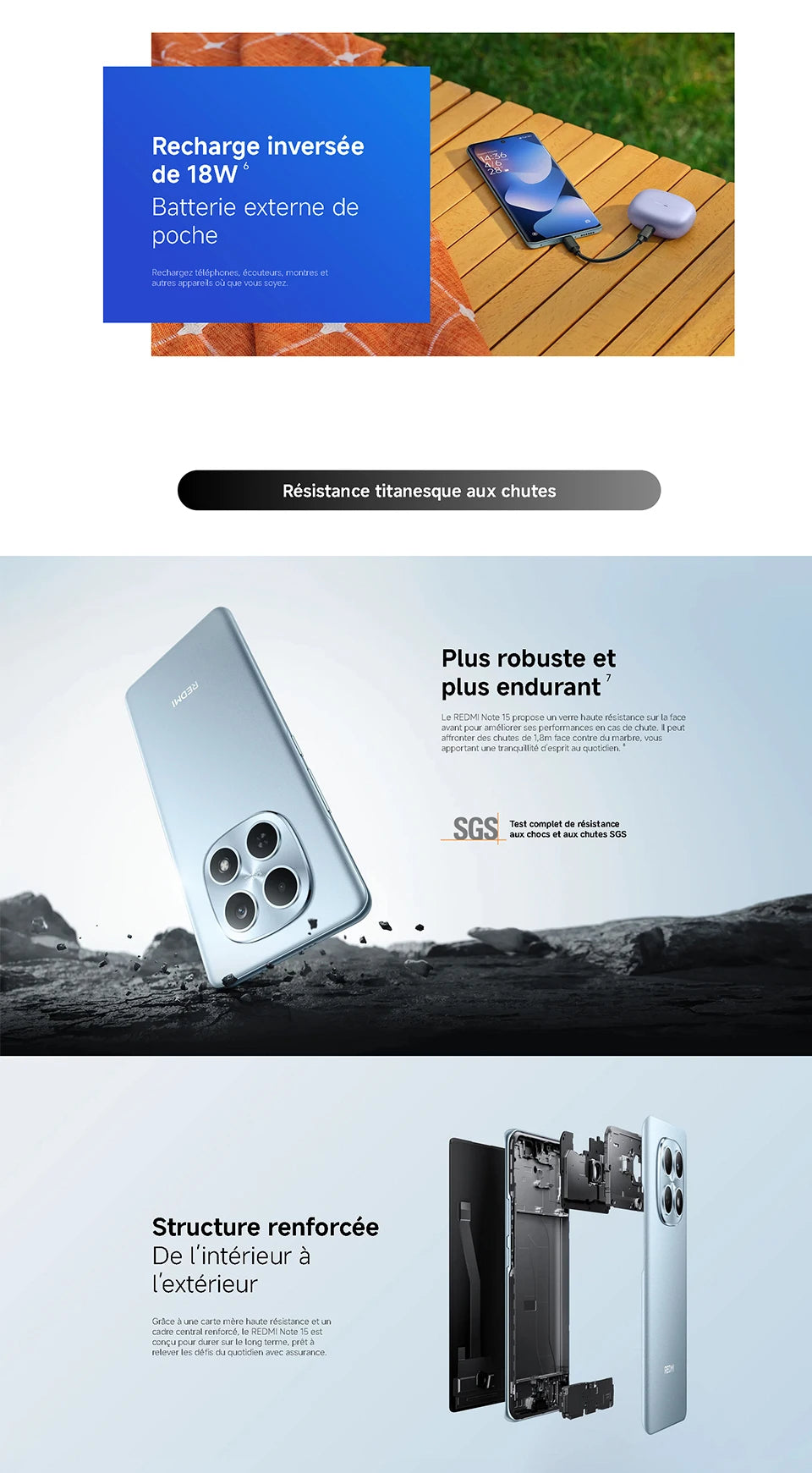 Xiaomi Redmi Note 15 4G, G100-Ultra, 6.77 inches, 120 Hz, 108 MP Camera, 6000 mAh Battery, IP64