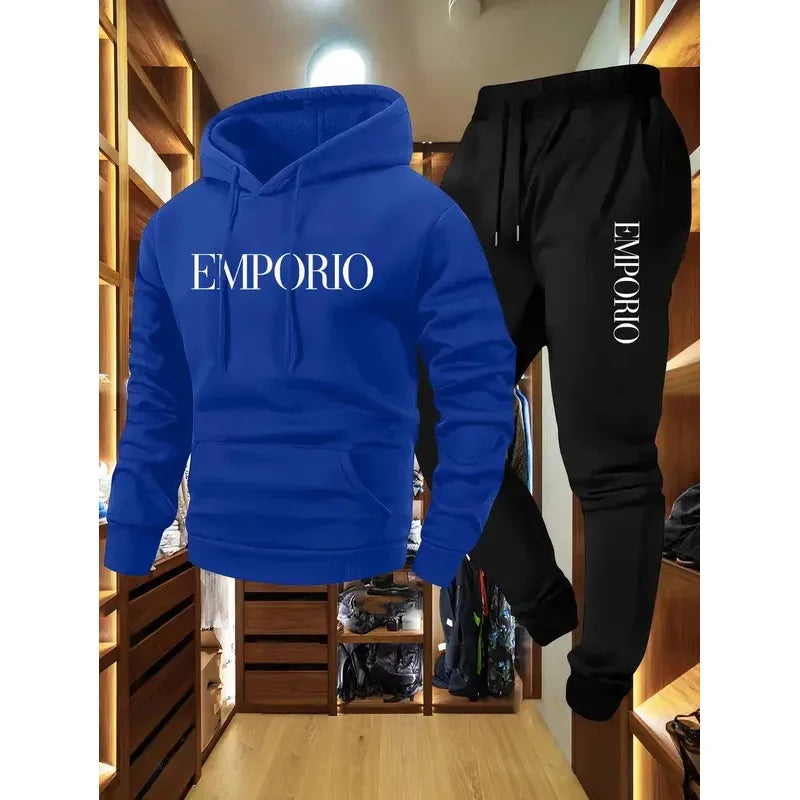 2025 EMPORIO Pull à capuche+pantalon jogging