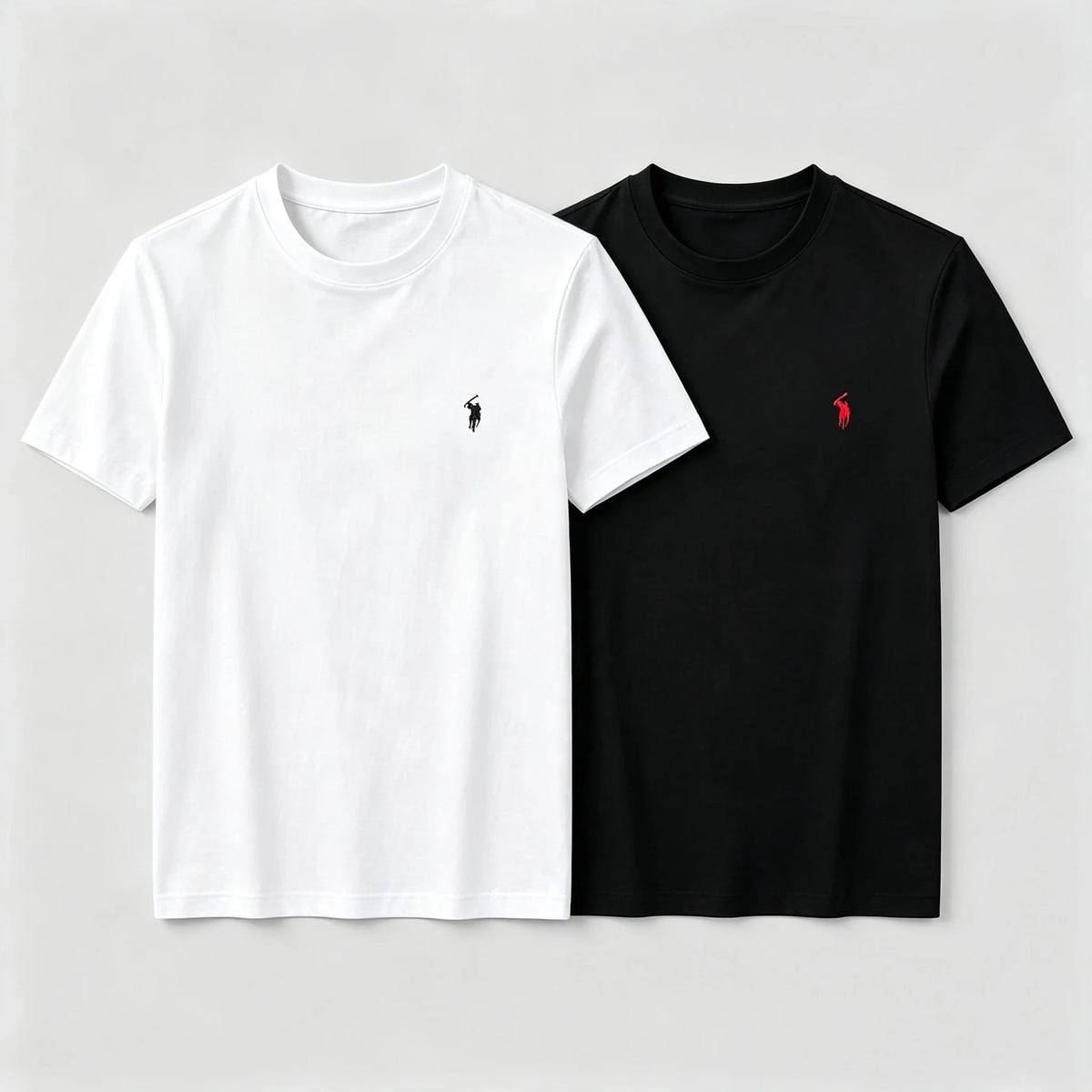 Ralph Lauren T-shirt 100% Pure Cotto, 2 Pieces