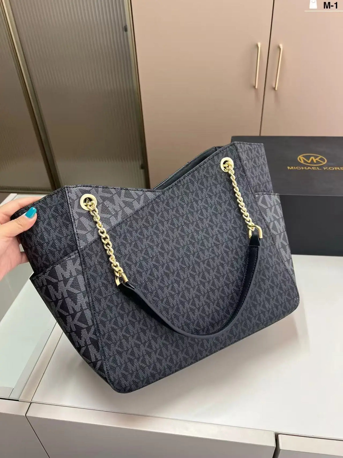 Brand new Michael Kors Jet Set classic high-quality travel chic printed women's tote bag