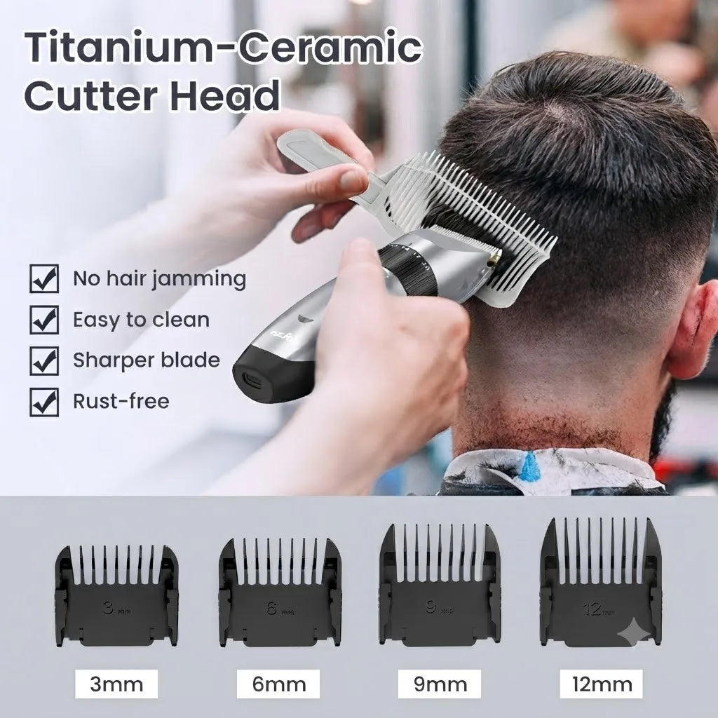 Tondeuse Professionnelle Cheveux, Rechargeable, Multiple Option