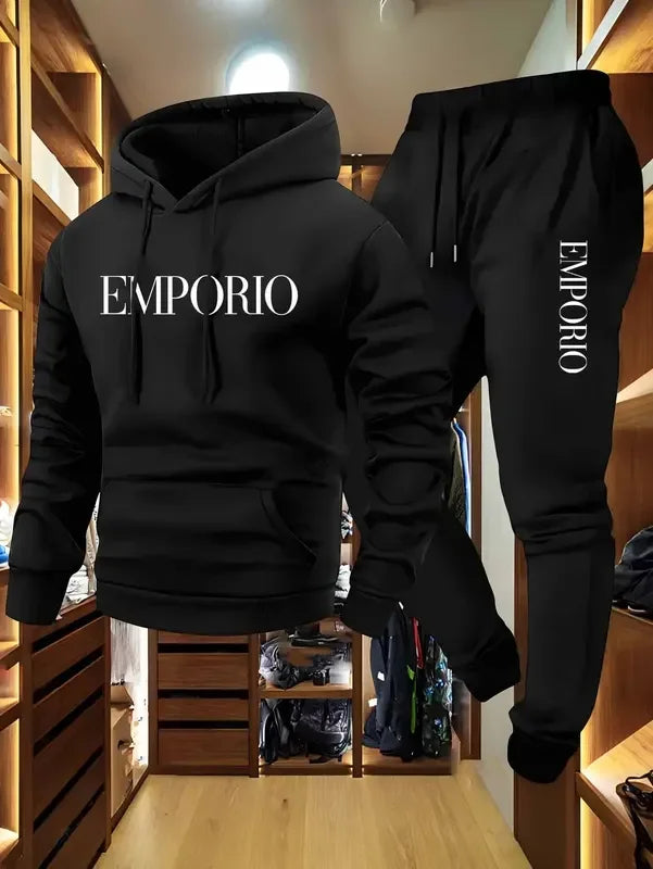 2025 EMPORIO Pull à capuche+pantalon jogging