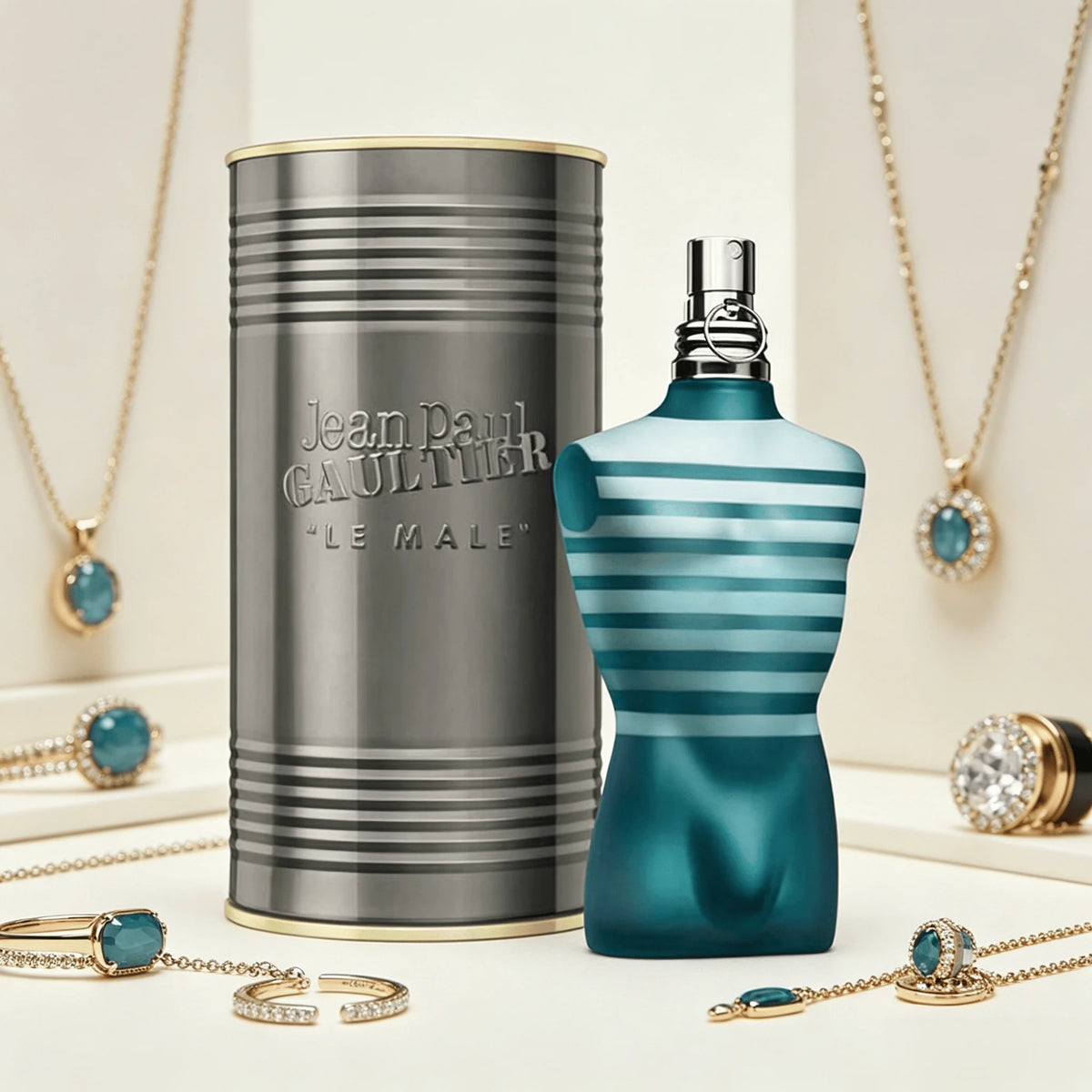Jean Paul Gaultier Le Male Eau De Toilette Homme 125ML With Original Longue Tenue