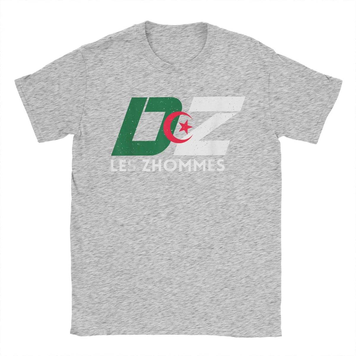 T-shirt Algérie DZ Les Zhommes 100% Coton – Maillot Supporter