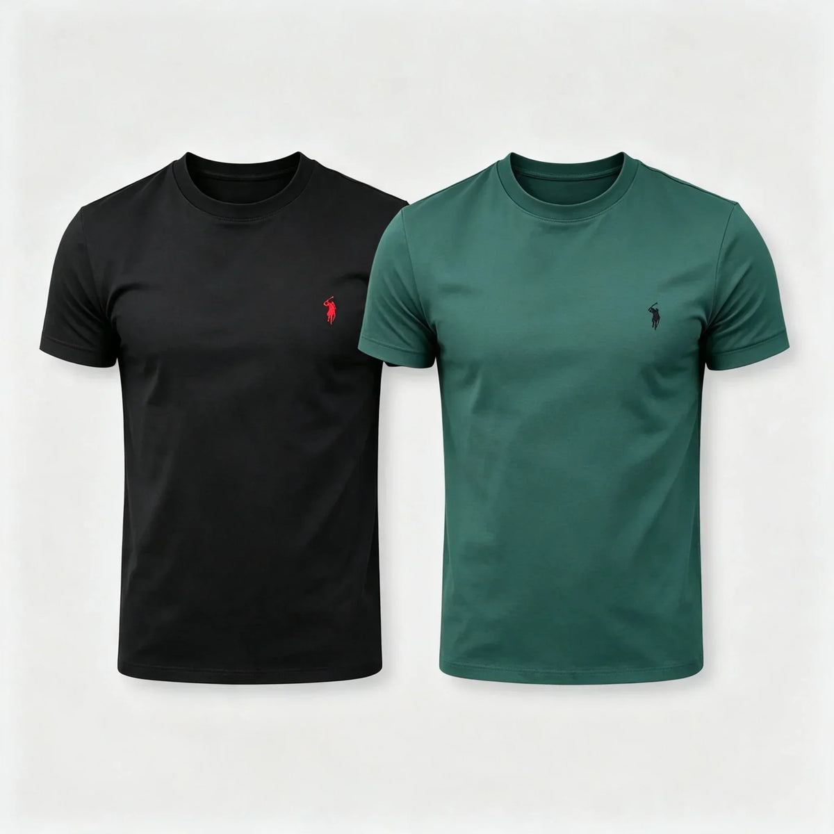 Ralph Lauren T-shirt 100% Pure Cotto, 2 Pieces