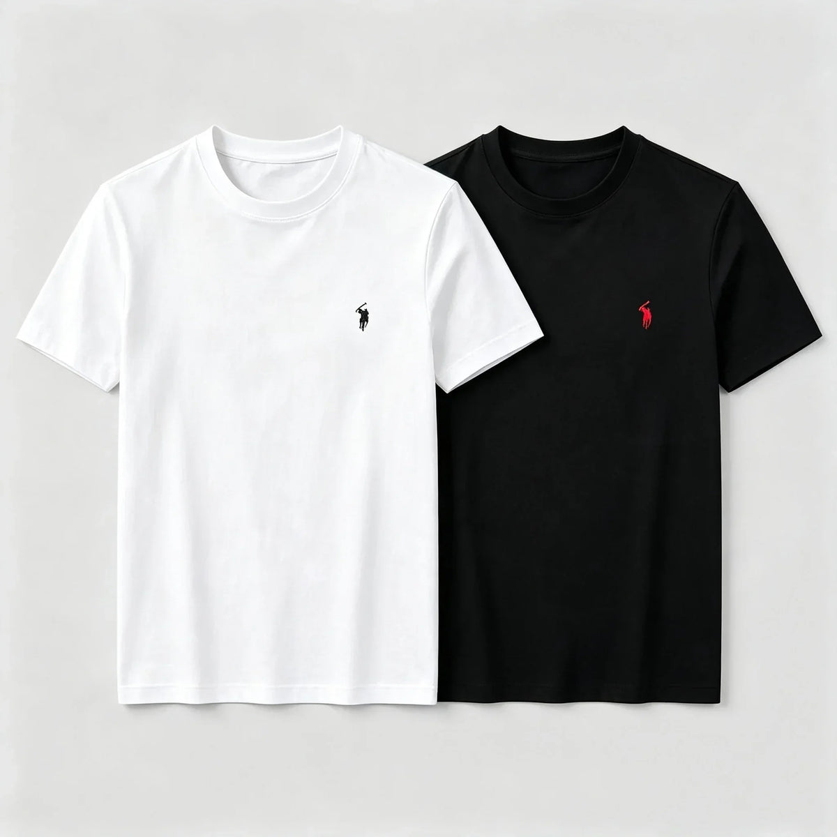 Ralph Lauren T-shirt 100% Pure Cotto, 2 Pieces