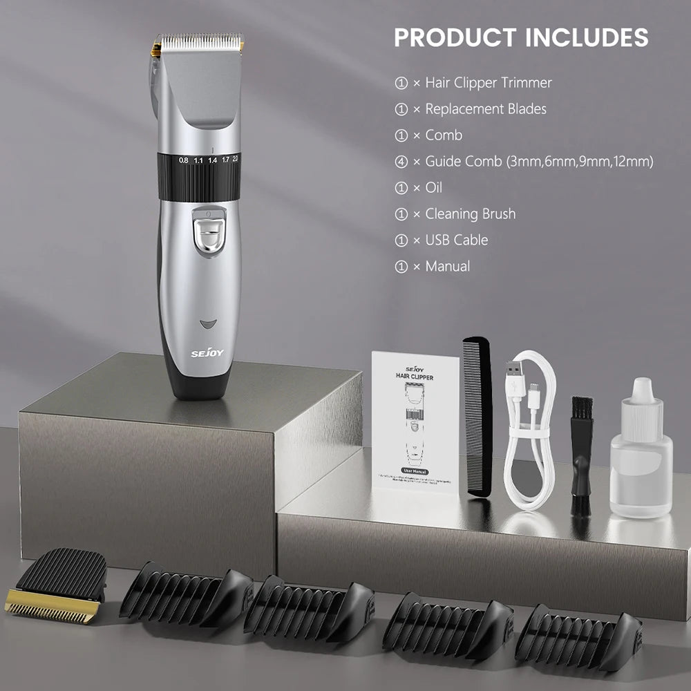 Tondeuse Professionnelle Cheveux, Rechargeable, Multiple Option