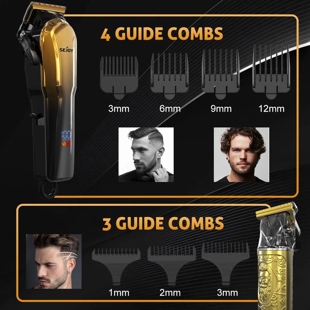 Tondeuse Professionnelle Cheveux, Rechargeable, Multiple Option