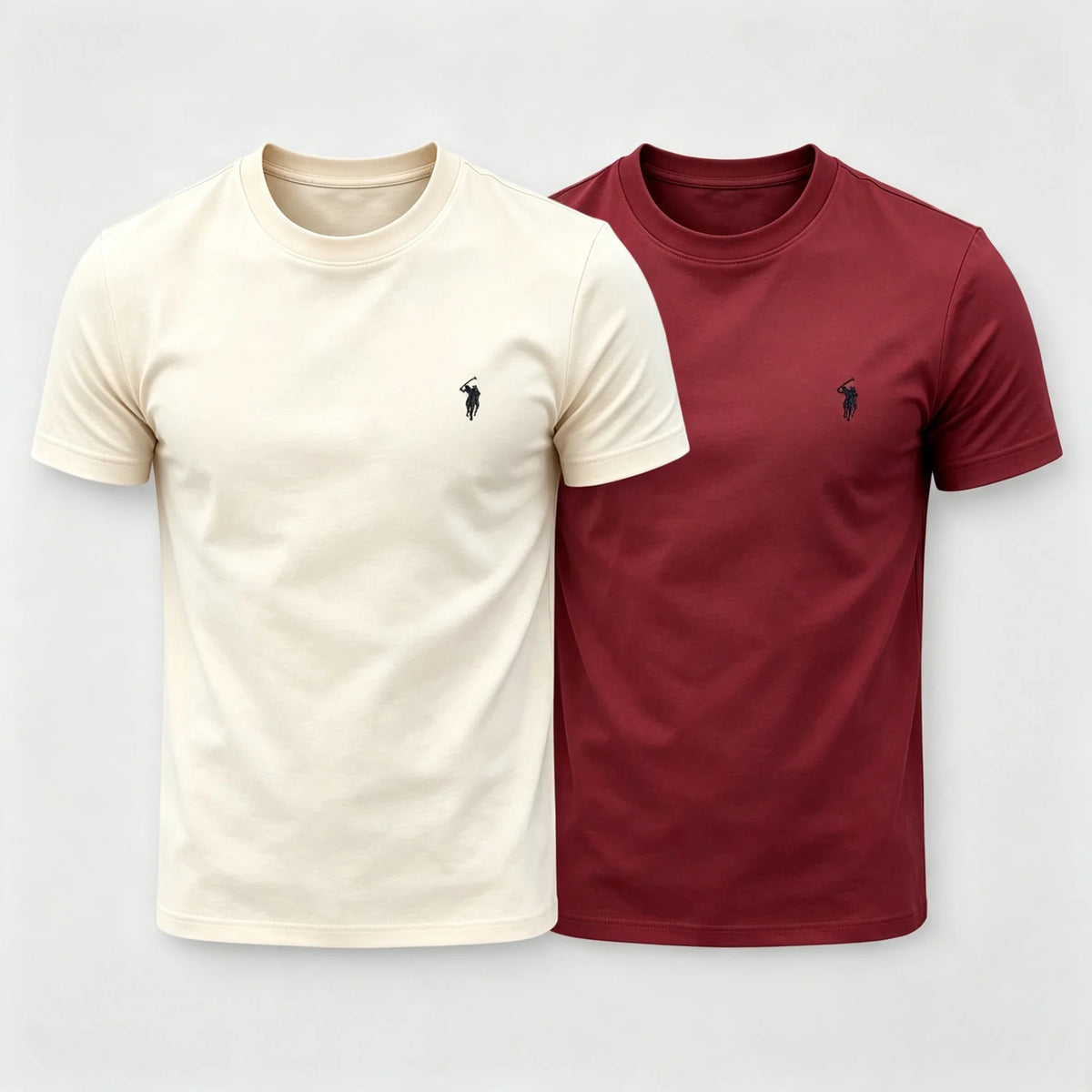 Ralph Lauren T-shirt 100% Pure Cotto, 2 Pieces