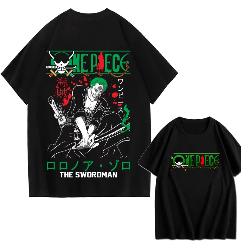 One Piece T-shirt Homme 100 % Coton – T-shirt Manga Japonais