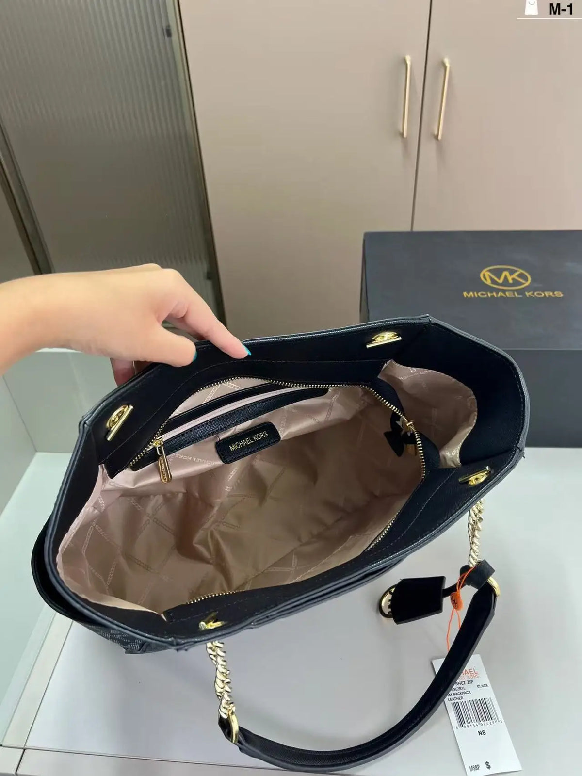 Brand new Michael Kors Jet Set classic high-quality travel chic printed women's tote bag