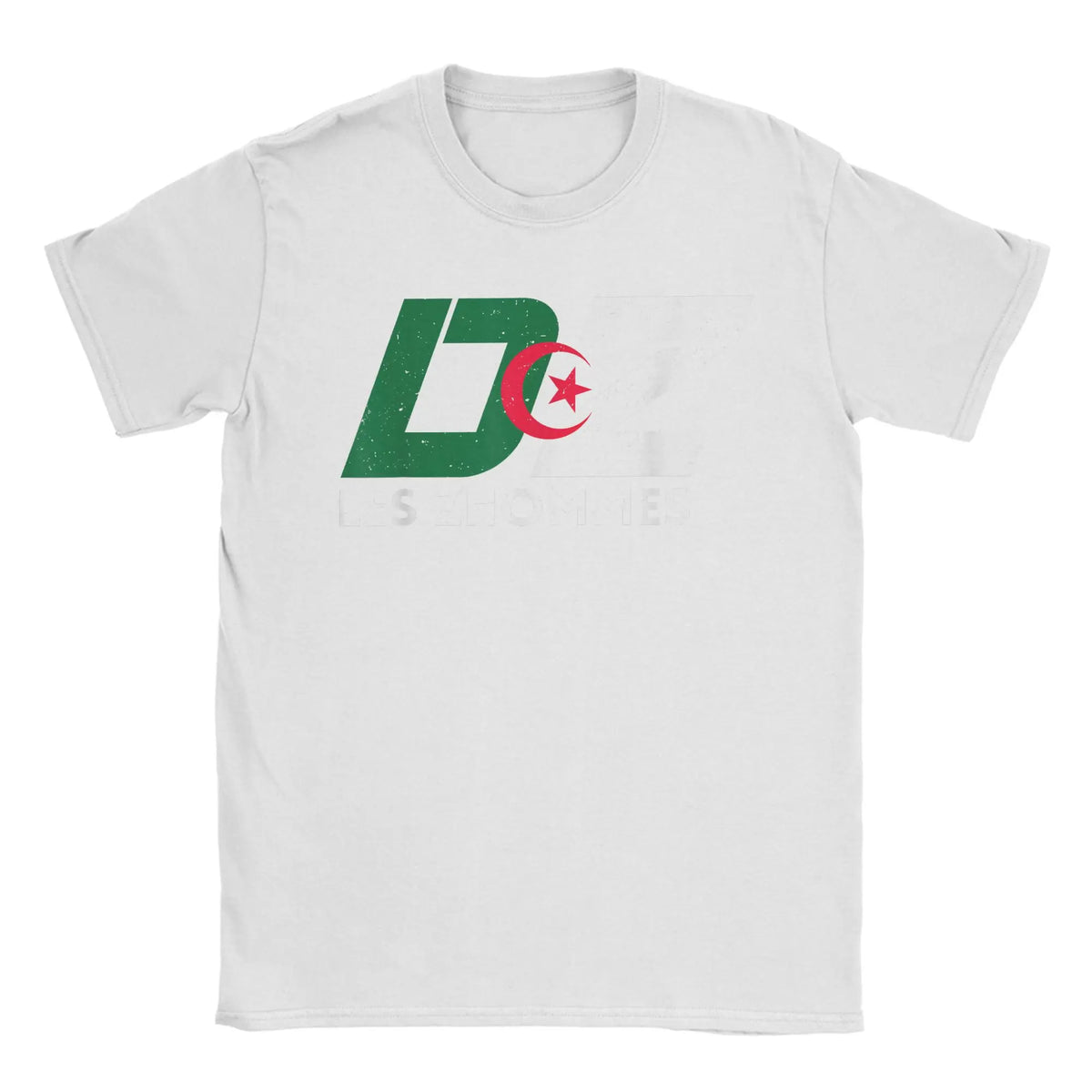 T-shirt Algérie DZ Les Zhommes 100% Coton – Maillot Supporter