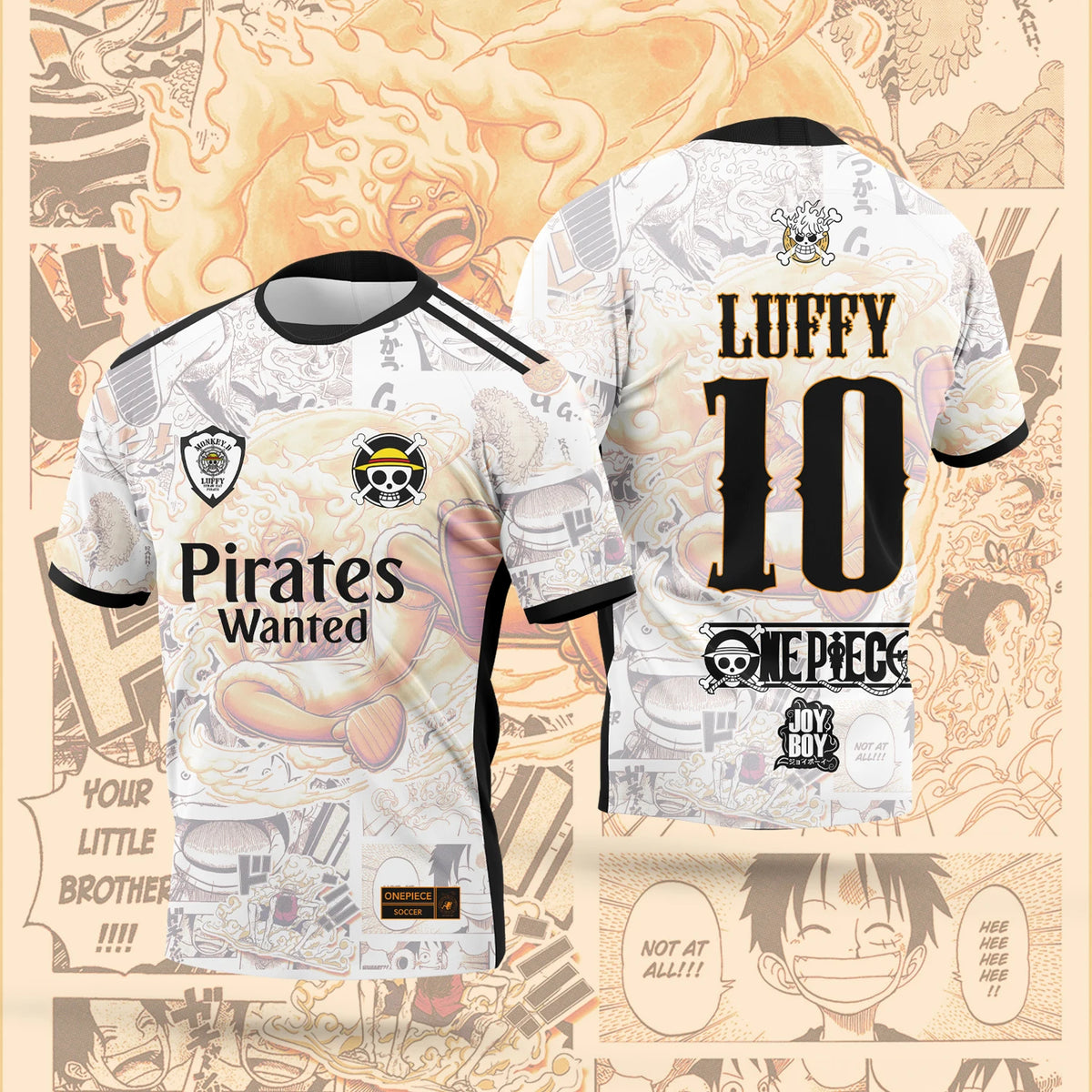 One Piece 2026 T-shirt Luffy Manga pour Homme - 3D Printed