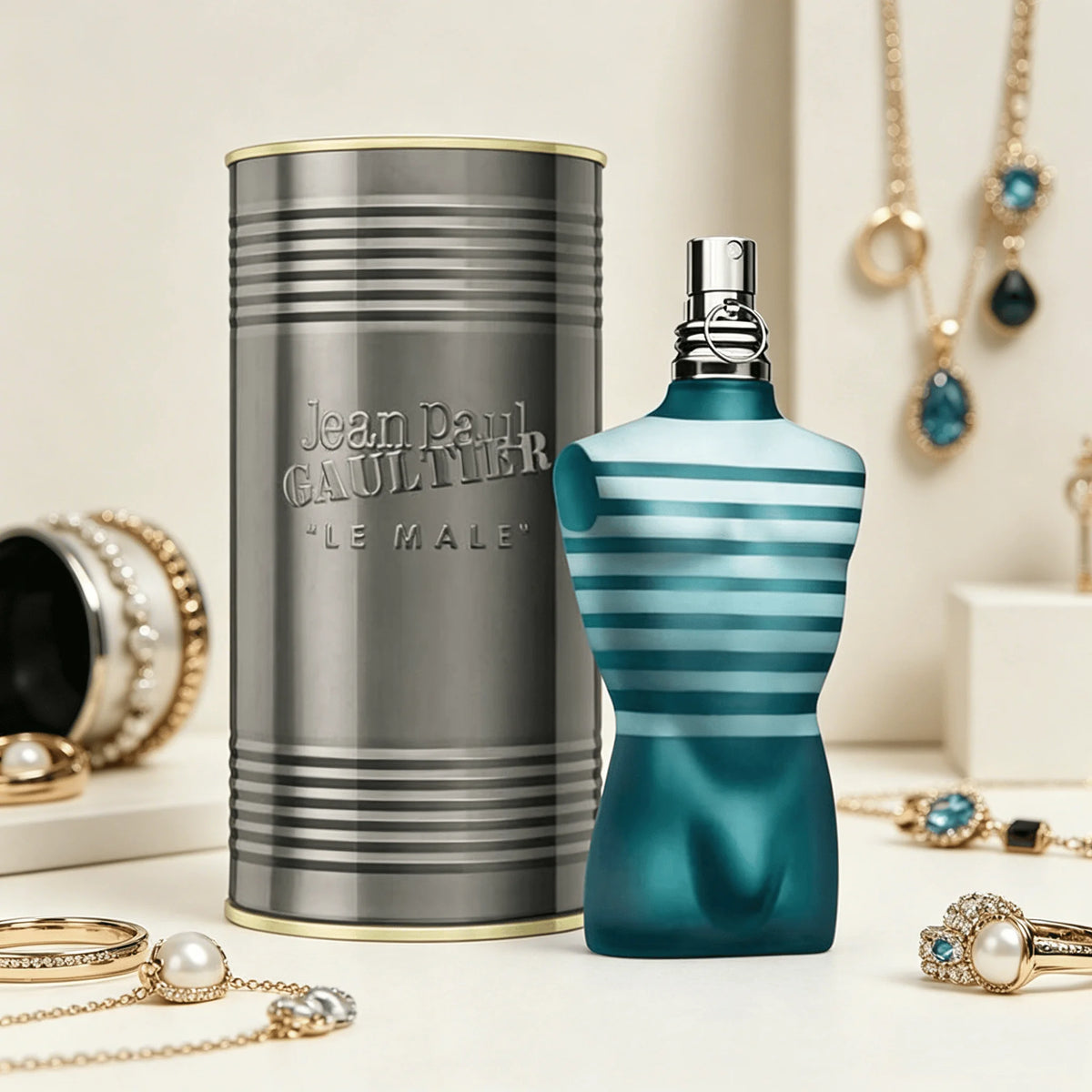 Jean Paul Gaultier Le Male Eau De Toilette Homme 125ML With Original Longue Tenue