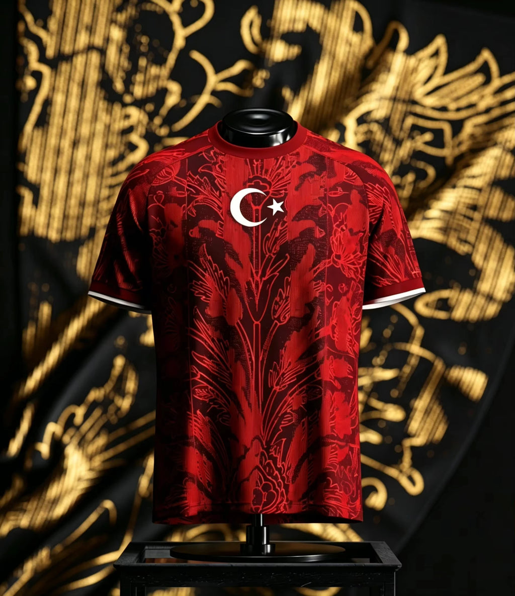 2026 Turkey Football T-shirt Black and Red Special Edition 26-27