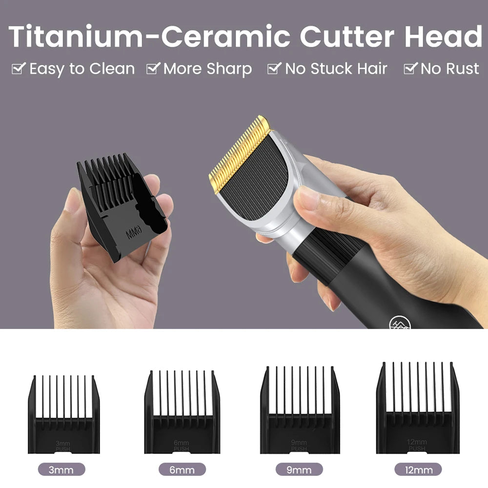 Tondeuse Professionnelle Cheveux, Rechargeable, Multiple Option
