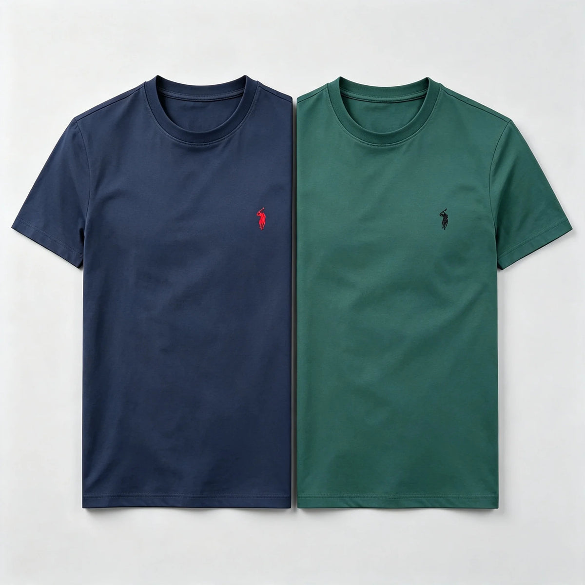 Ralph Lauren T-shirt 100% Pure Cotto, 2 Pieces