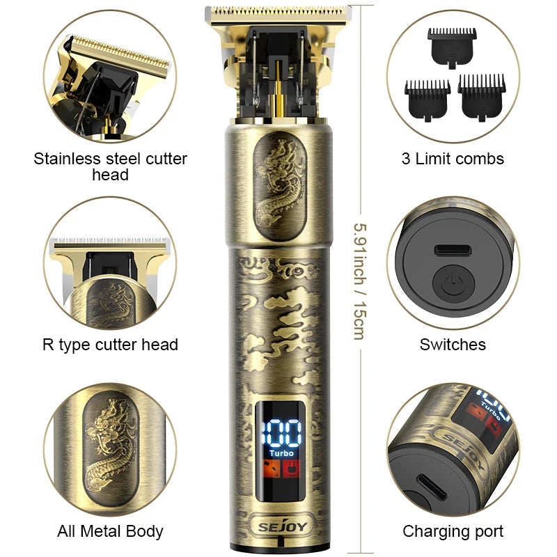 Tondeuse Professionnelle Cheveux, Rechargeable, Multiple Option