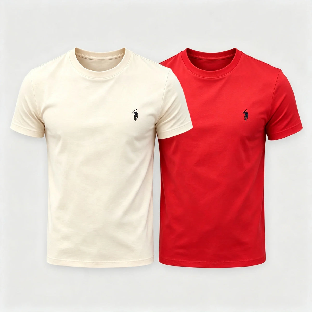 Ralph Lauren T-shirt 100% Pure Cotto, 2 Pieces
