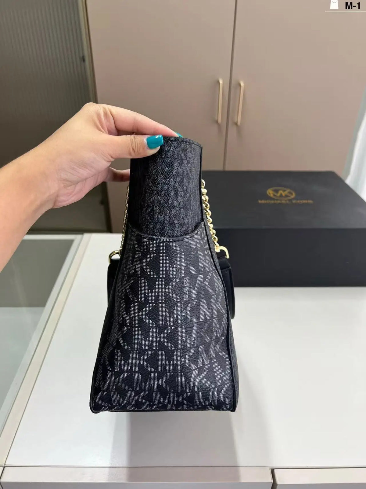 Brand new Michael Kors Jet Set classic high-quality travel chic printed women's tote bag