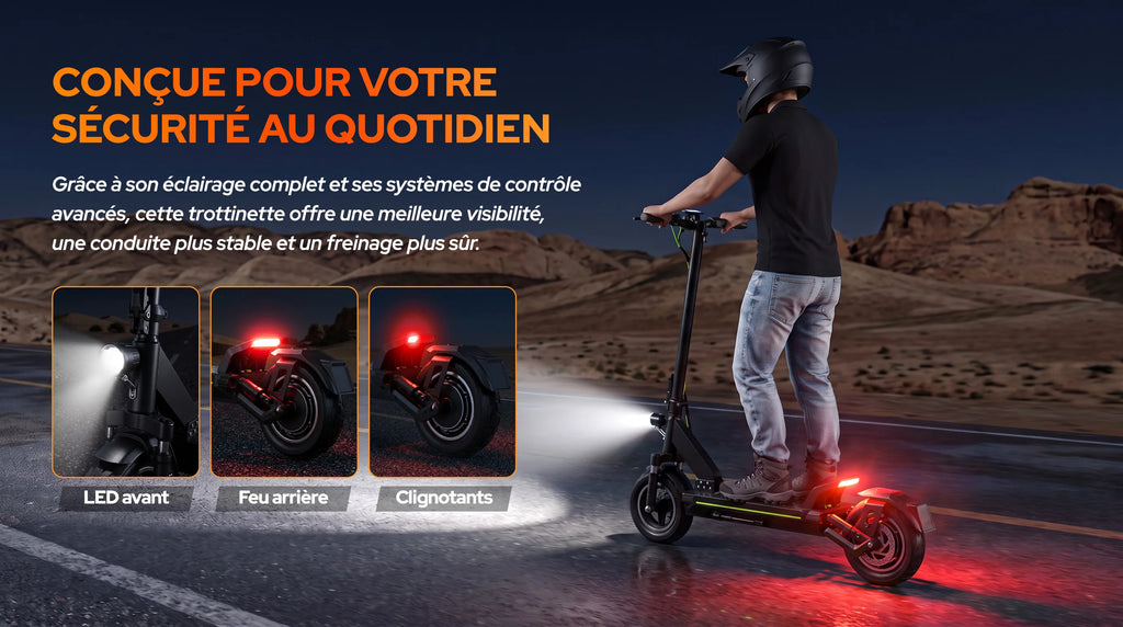 Trottinette électrique tout-terrain TODIMART pour adultes, autonomie de 55 à 70 km, puissante et ultra-légère, batterie 48 V 15 Ah/20 Ah, double suspension, application mobile et Bluetooth.