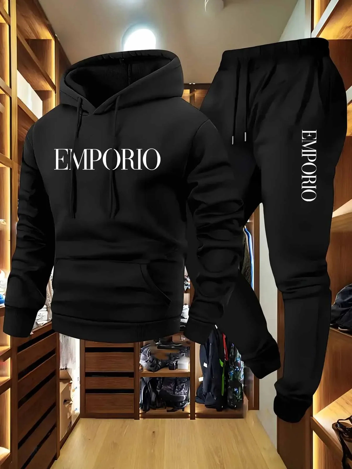 2025 EMPORIO Pull à capuche+pantalon jogging