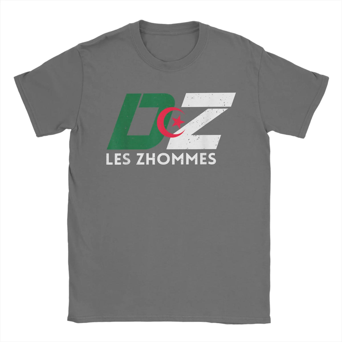 T-shirt Algérie DZ Les Zhommes 100% Coton – Maillot Supporter