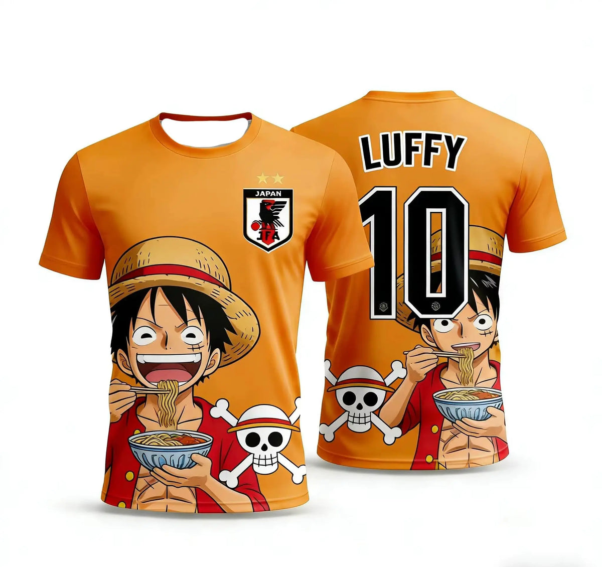 One Piece Luffy Maillot Football Pour Homme et Enfant T-shirt