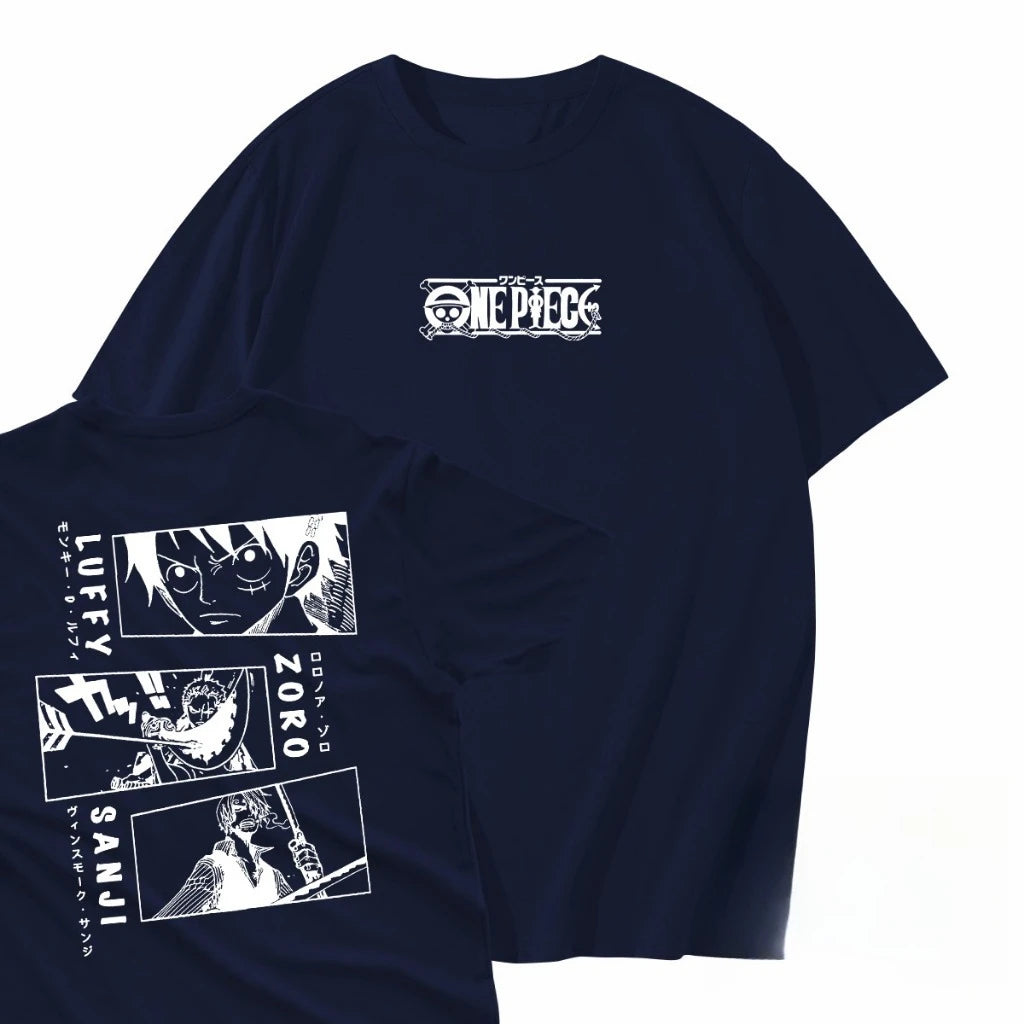 One Piece T-shirt Homme 100 % Coton – T-shirt Manga Japonais