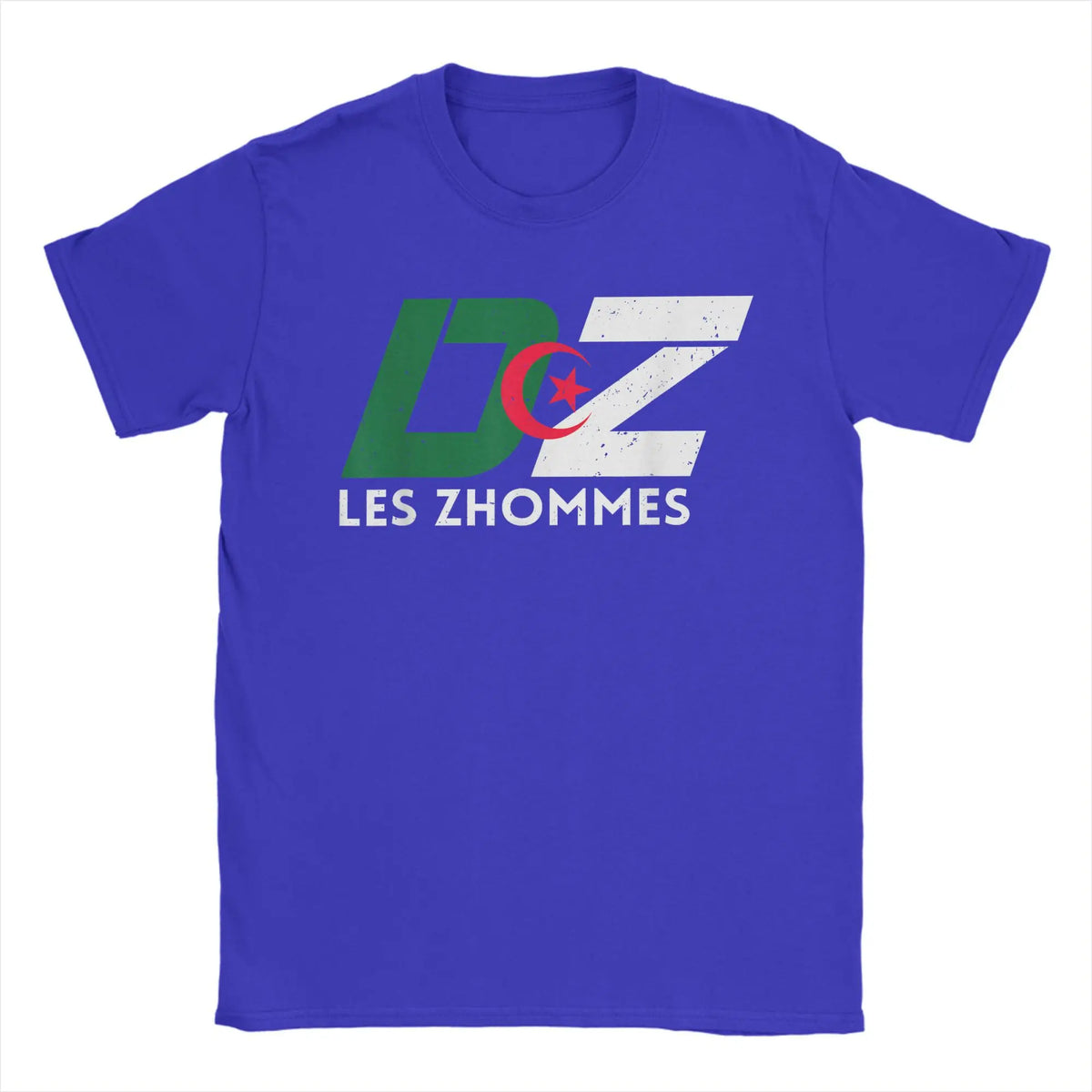 T-shirt Algérie DZ Les Zhommes 100% Coton – Maillot Supporter