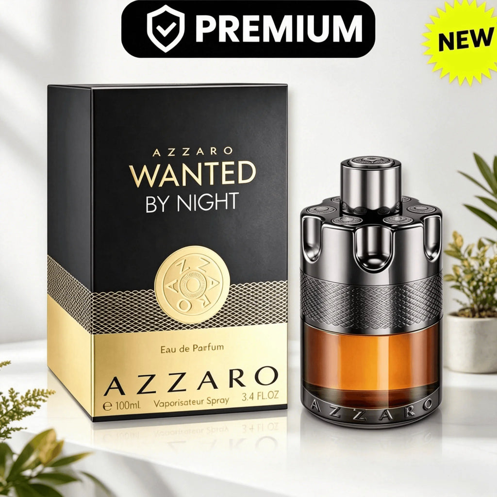 Azzaro Wanted By Night Eau De Parfum Homme 100ML With Original Longue tenue